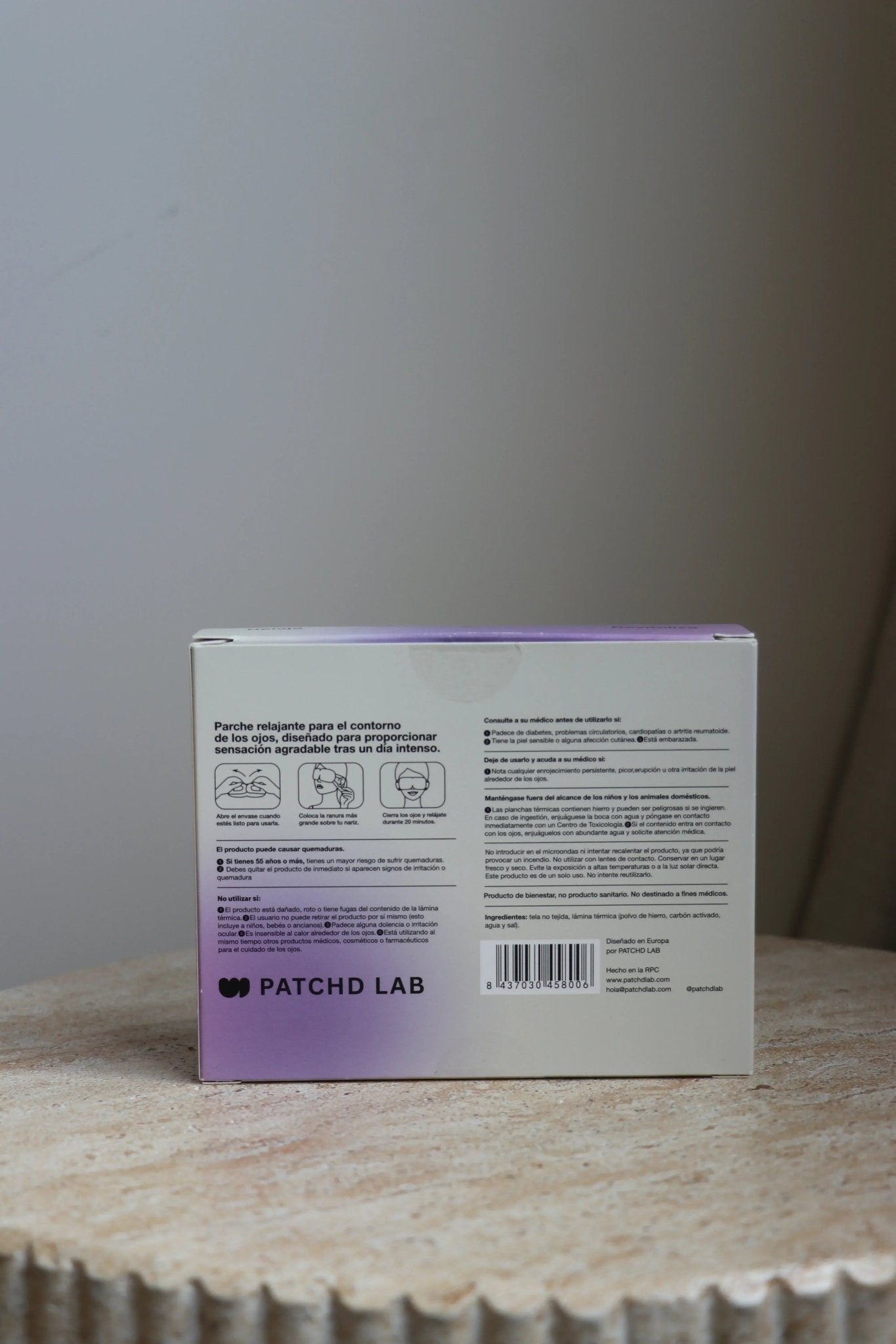 PATCHD LAB RELAJANTE DE OJOS