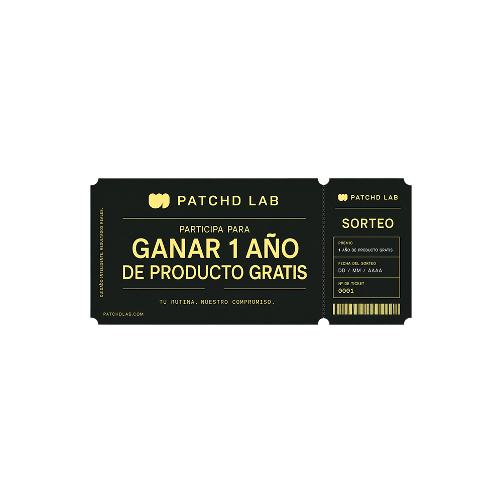 Ticket de sorteo por un año de producto